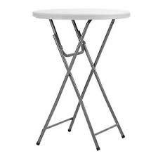 Tall White Table